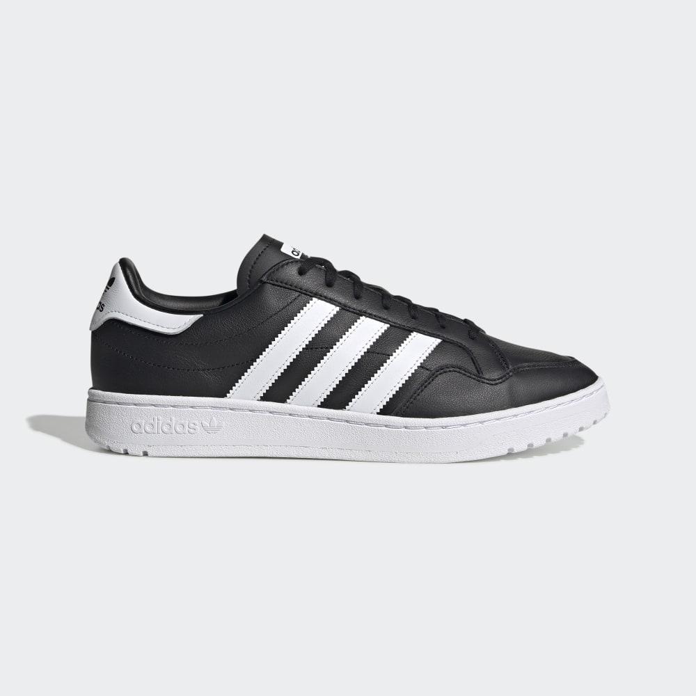 Originals Adidas Team Court Dama Romania - Negrii/Albi EF6048